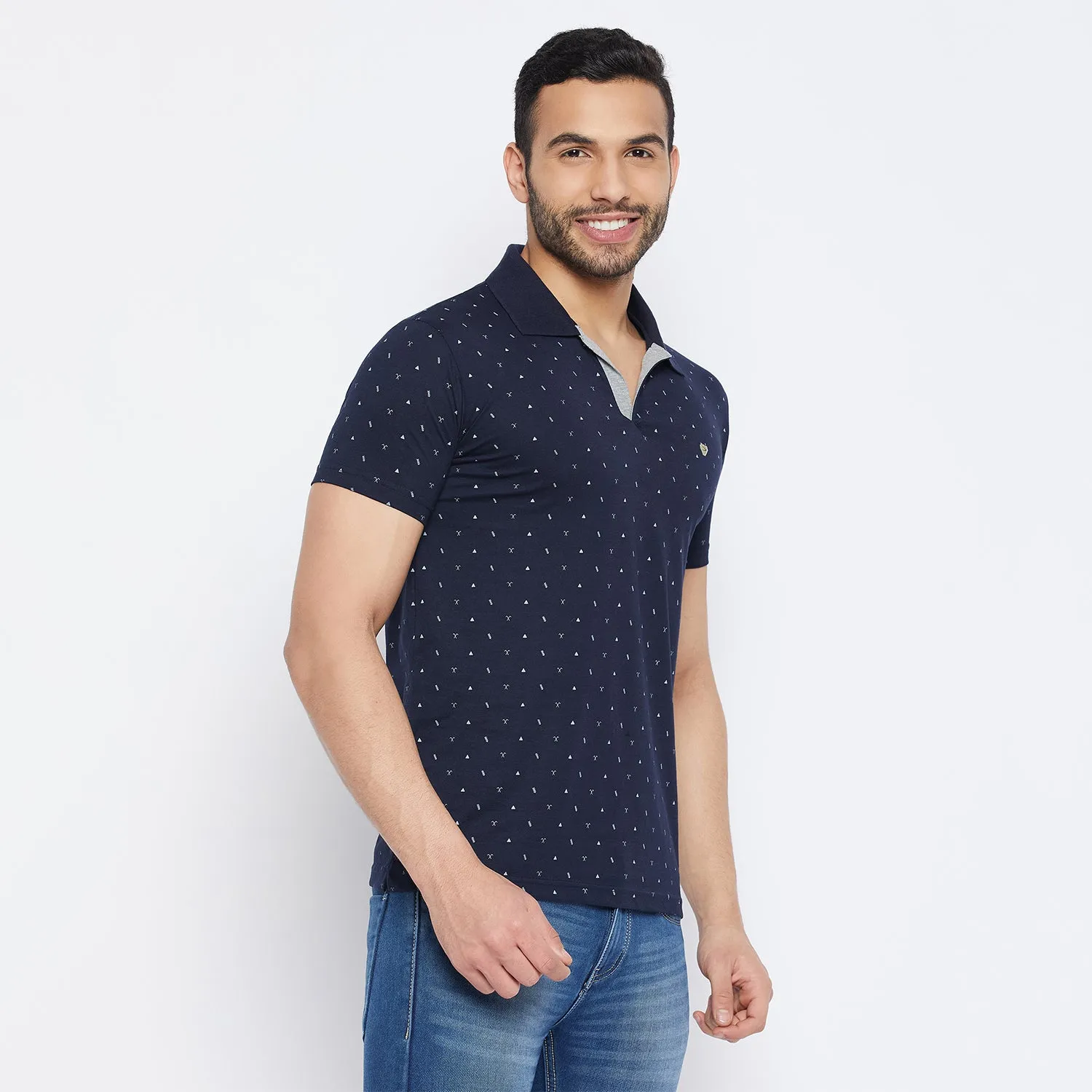 Duke Stardust Men Half Sleeve Cotton T-shirt (4040F)