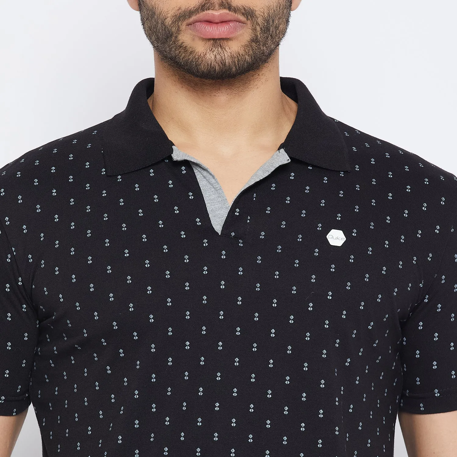 Duke Stardust Men Half Sleeve Cotton T-shirt (4040F)