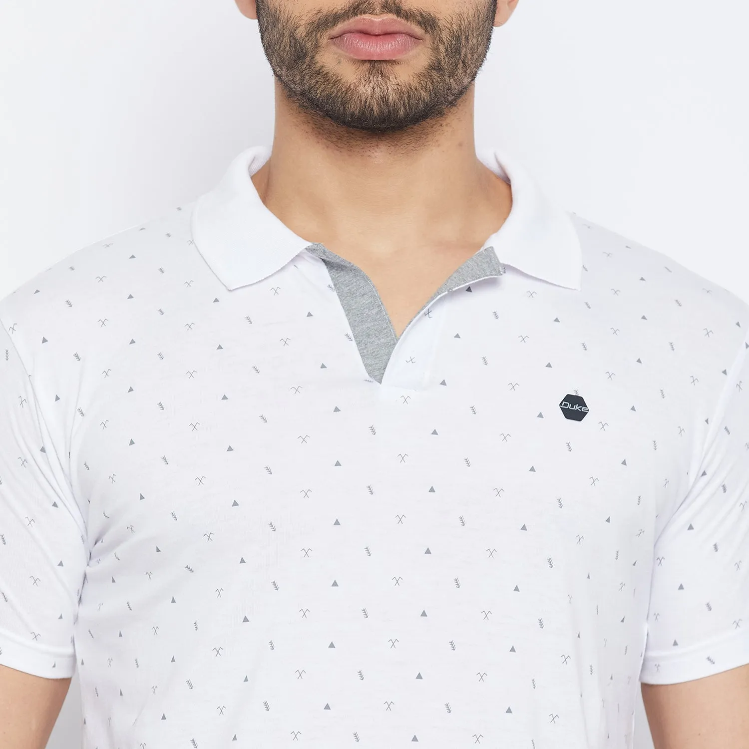 Duke Stardust Men Half Sleeve Cotton T-shirt (4040F)
