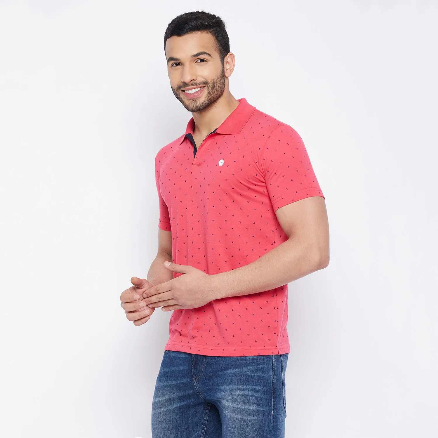 Duke Stardust Men Half Sleeve Cotton T-shirt (4040F)