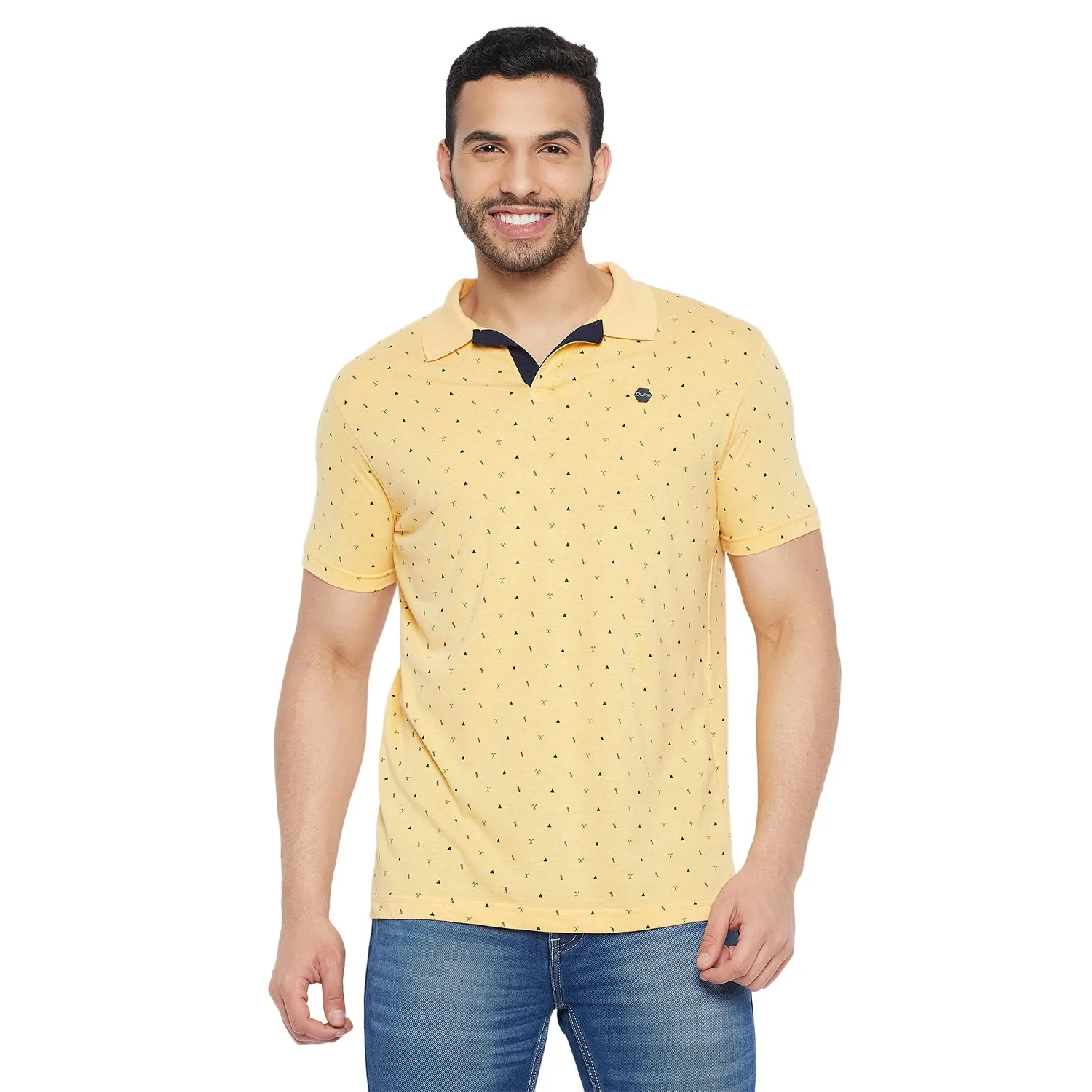 Duke Stardust Men Half Sleeve Cotton T-shirt (4040F)