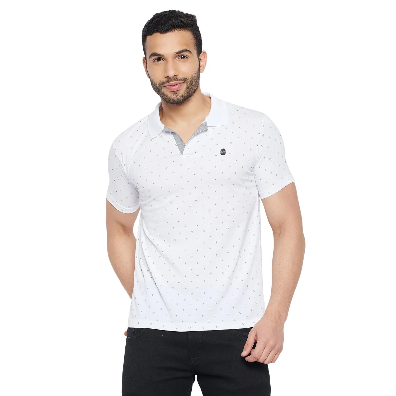 Duke Stardust Men Half Sleeve Cotton T-shirt (4040F)