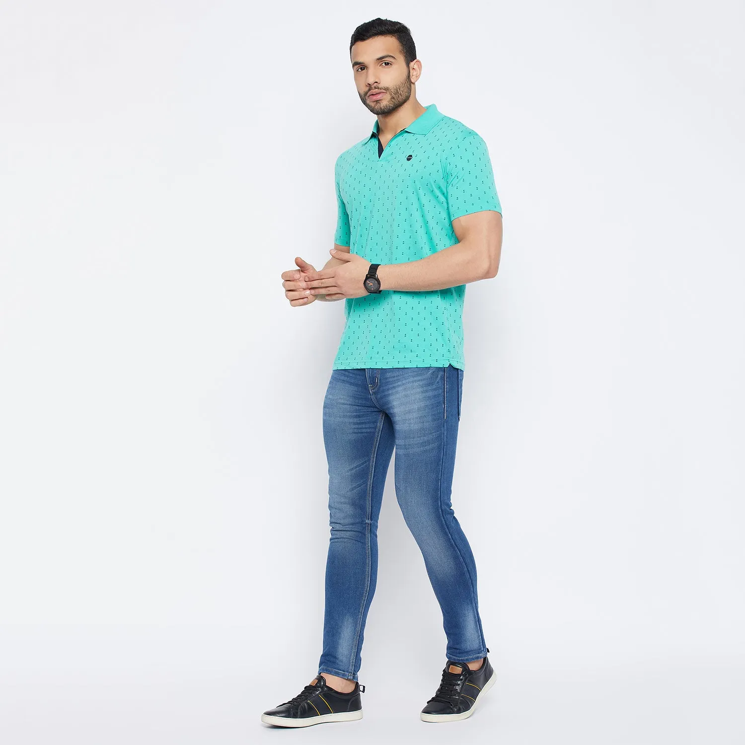 Duke Stardust Men Half Sleeve Cotton T-shirt (4040F)
