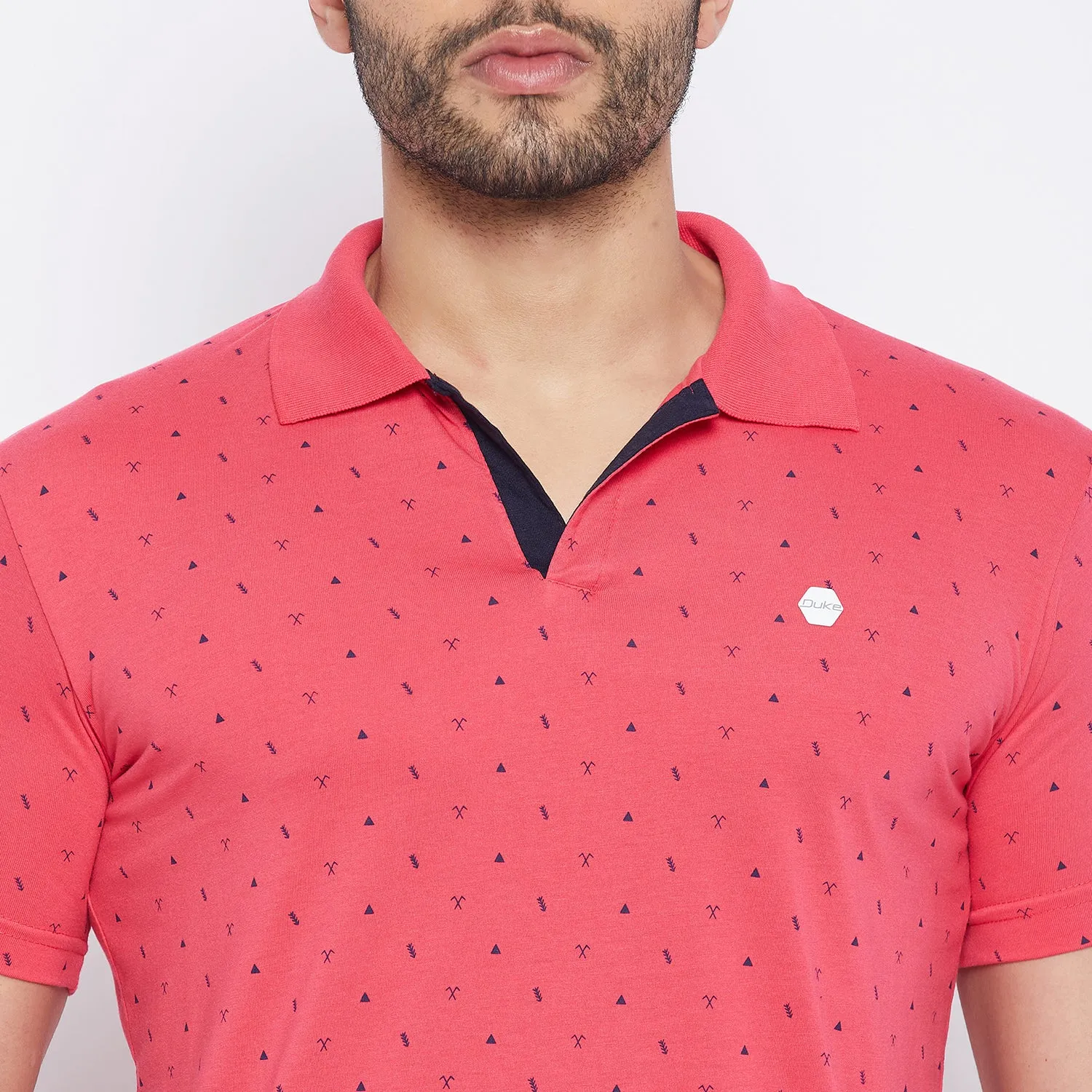 Duke Stardust Men Half Sleeve Cotton T-shirt (4040F)