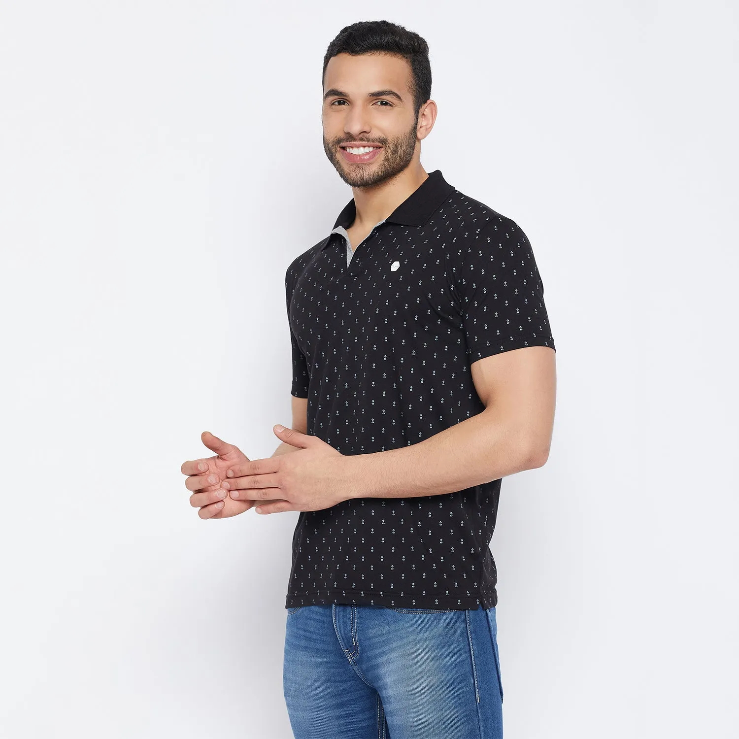 Duke Stardust Men Half Sleeve Cotton T-shirt (4040F)