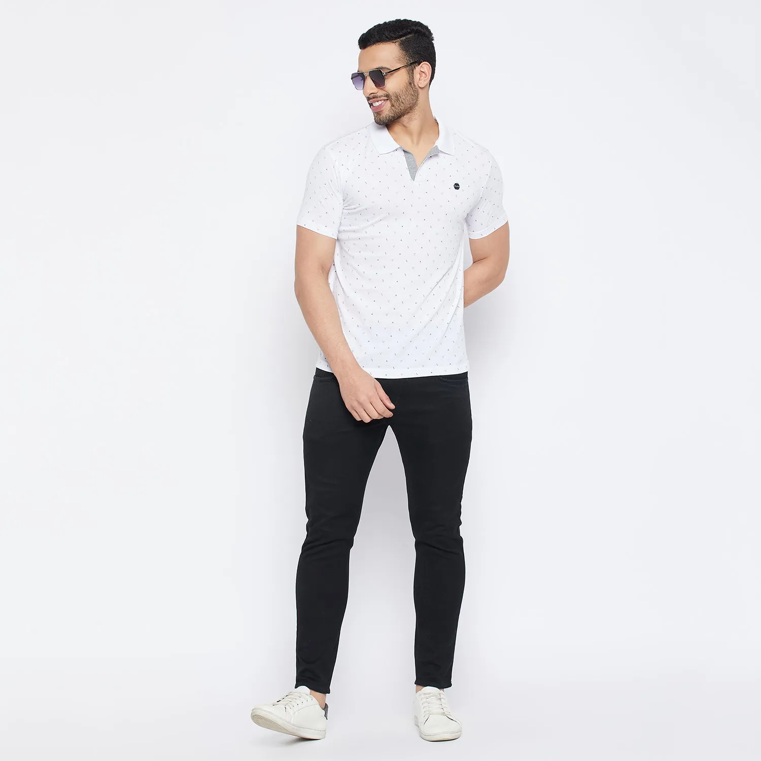 Duke Stardust Men Half Sleeve Cotton T-shirt (4040F)