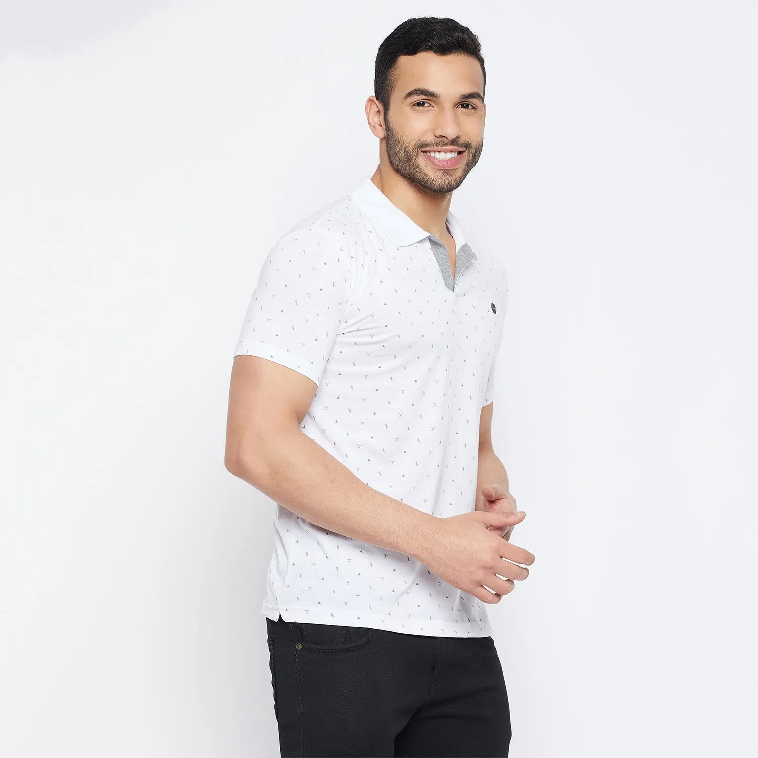 Duke Stardust Men Half Sleeve Cotton T-shirt (4040F)
