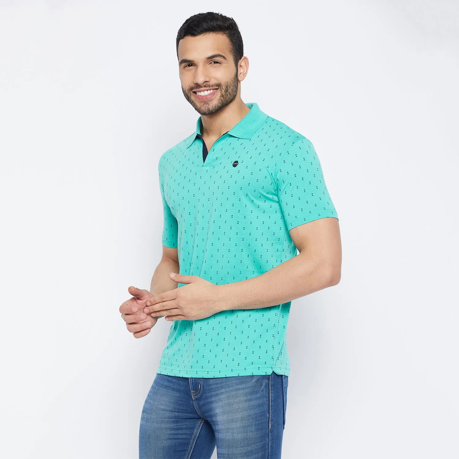 Duke Stardust Men Half Sleeve Cotton T-shirt (4040F)