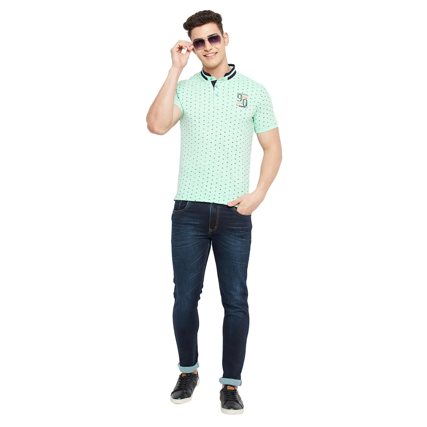 Duke Stardust Men Half Sleeve Cotton T-Shirt (LF5199)