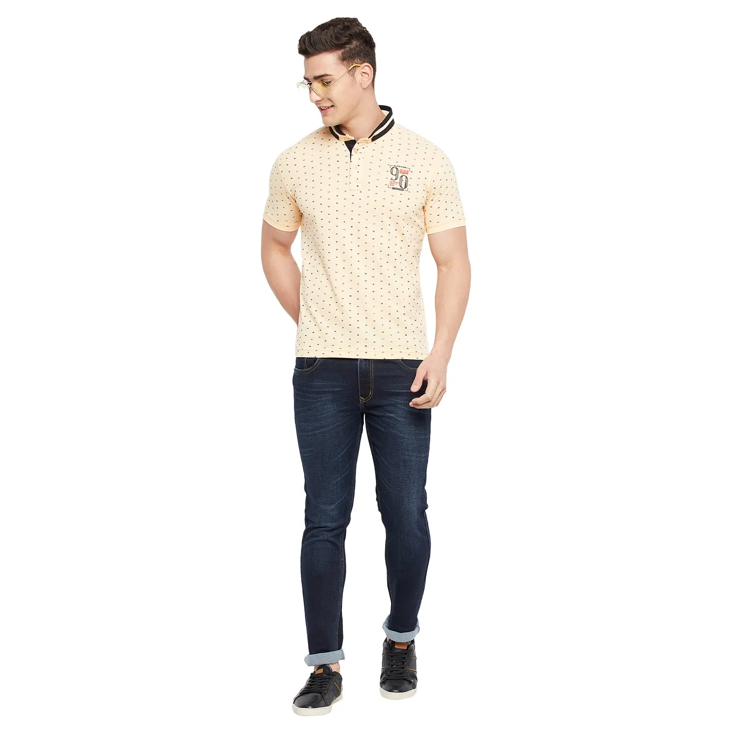 Duke Stardust Men Half Sleeve Cotton T-Shirt (LF5199)