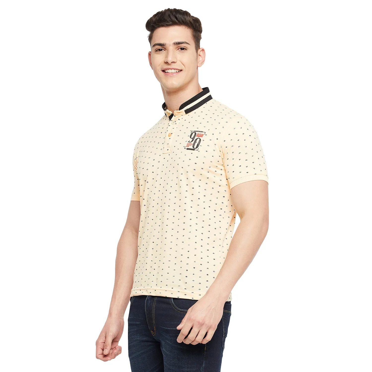 Duke Stardust Men Half Sleeve Cotton T-Shirt (LF5199)