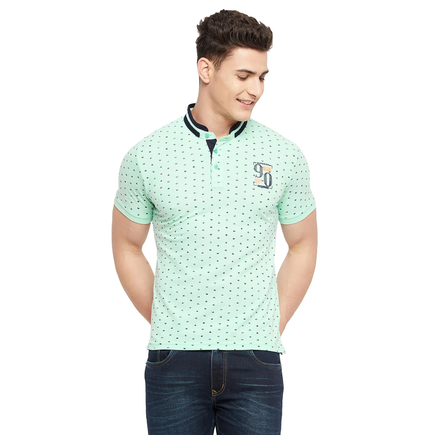 Duke Stardust Men Half Sleeve Cotton T-Shirt (LF5199)