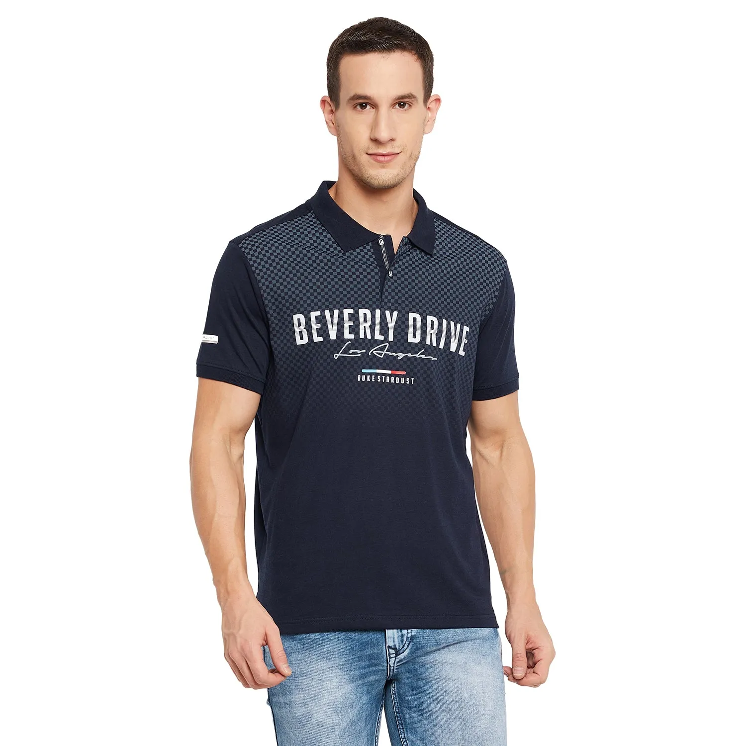 Duke Stardust Men Half Sleeve Cotton T-shirt (LF5201)