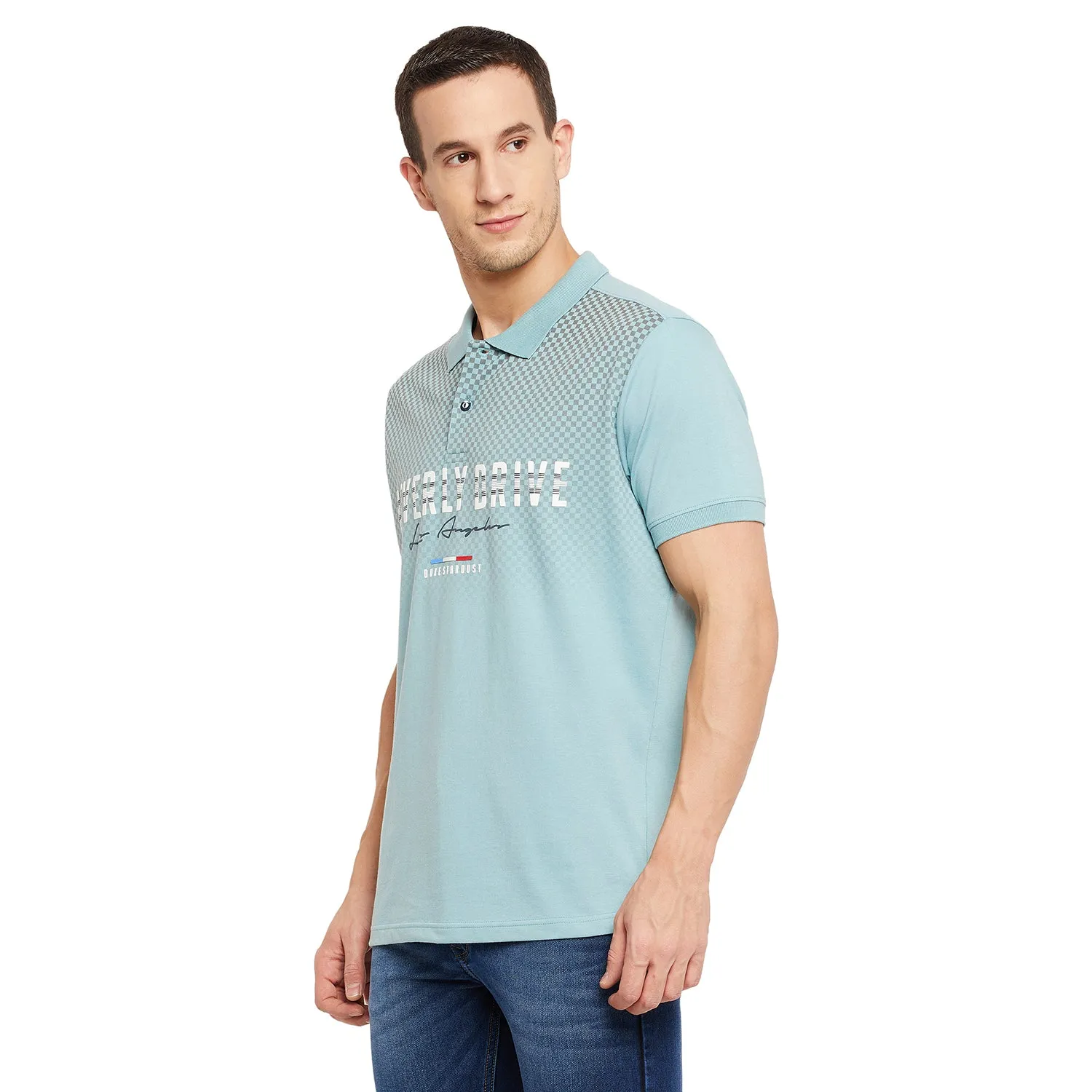Duke Stardust Men Half Sleeve Cotton T-shirt (LF5201)