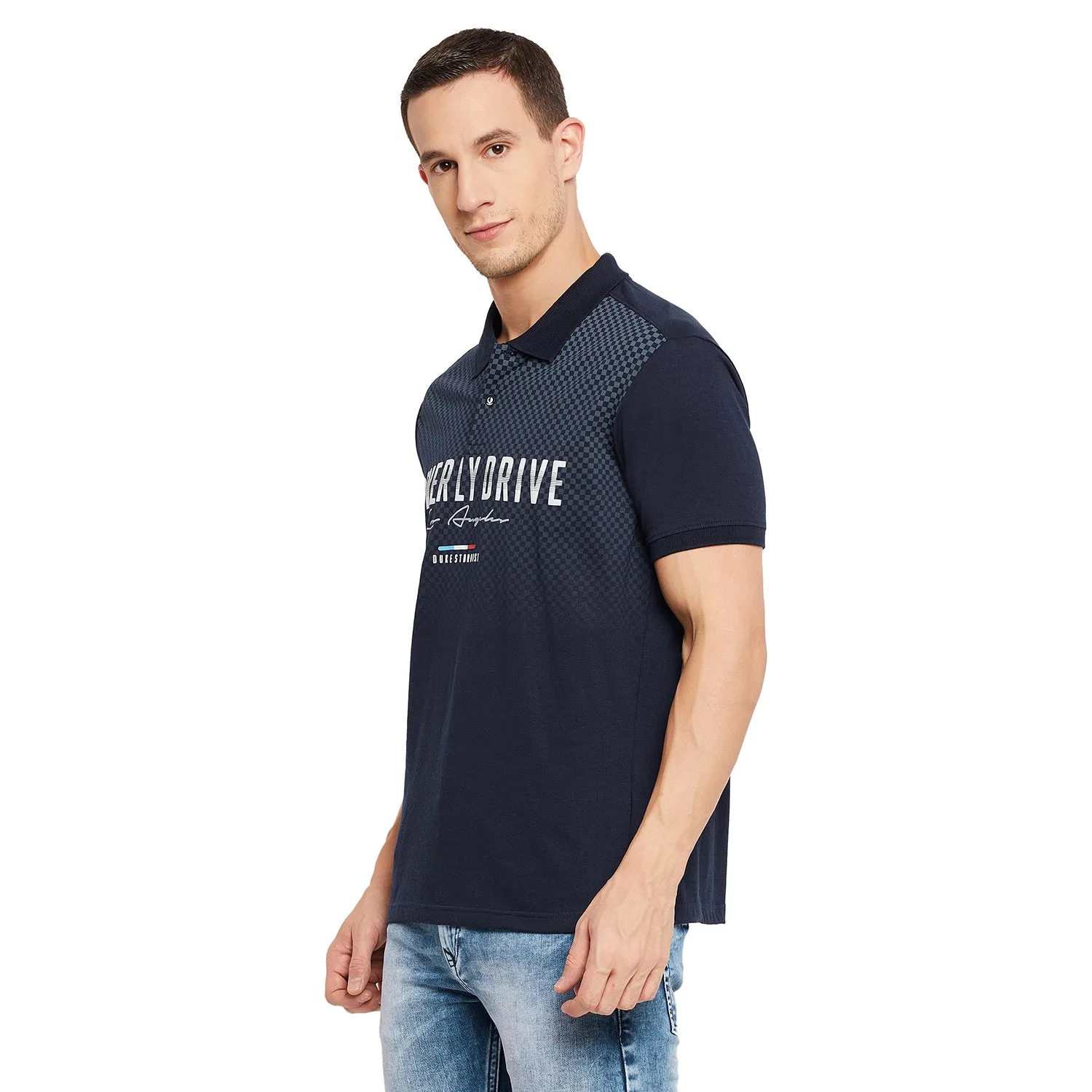 Duke Stardust Men Half Sleeve Cotton T-shirt (LF5201)