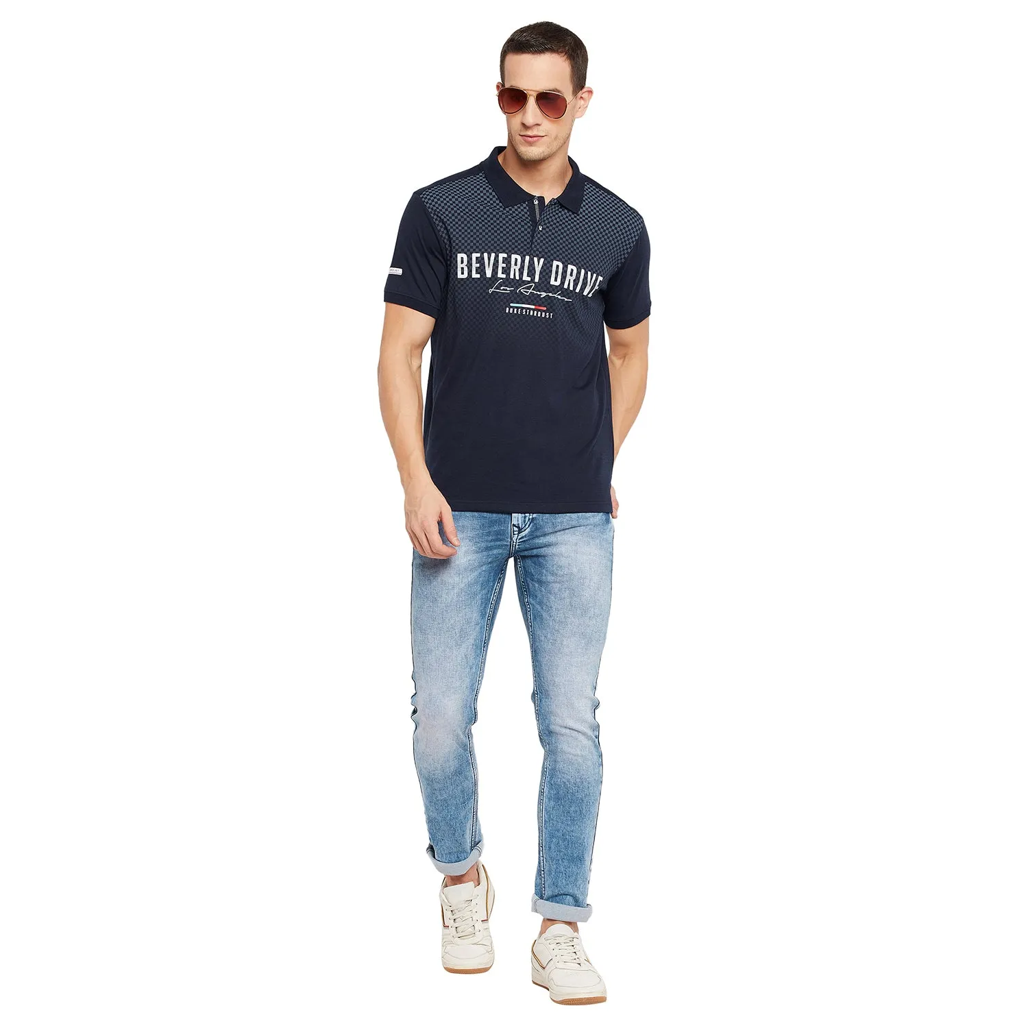 Duke Stardust Men Half Sleeve Cotton T-shirt (LF5201)