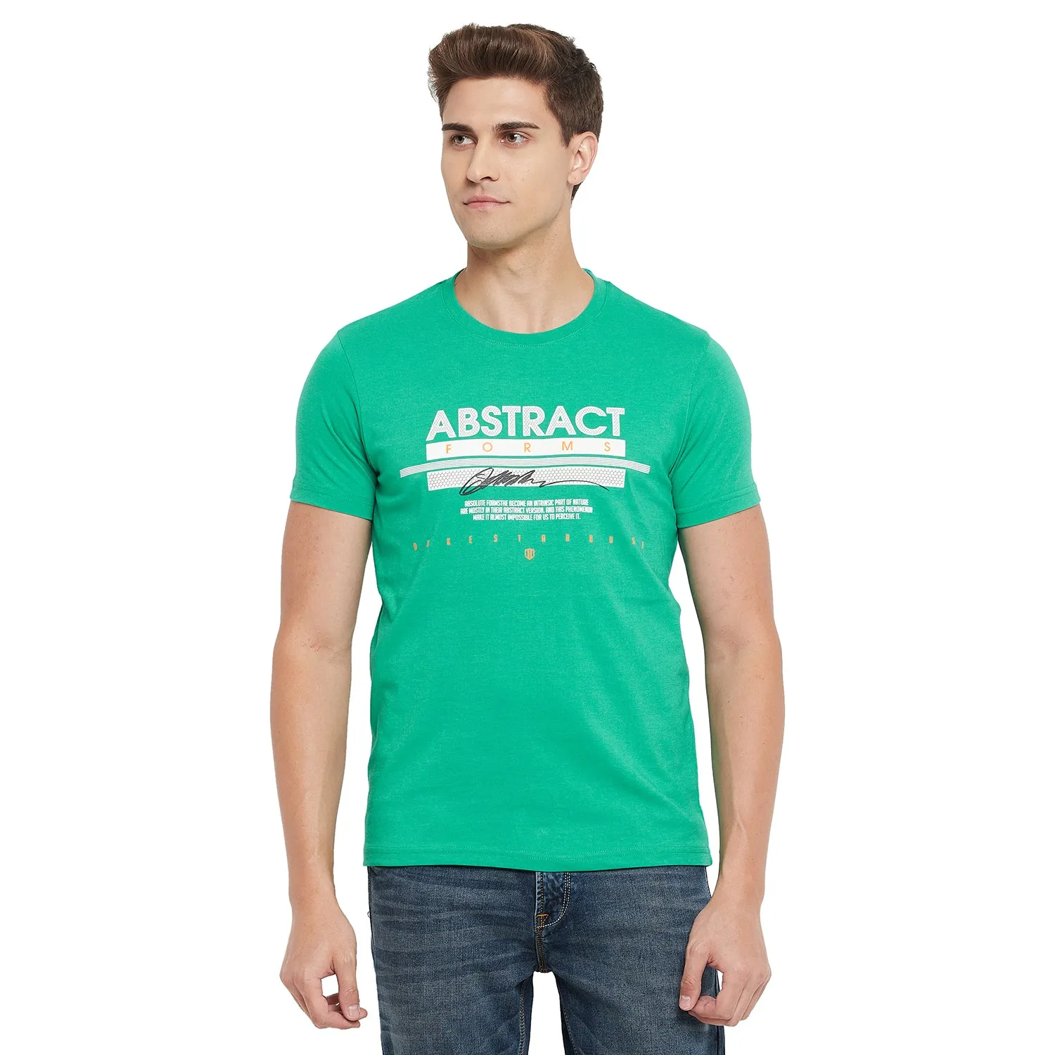 Duke Stardust Men Half Sleeve Cotton T-shirt (LF5212)