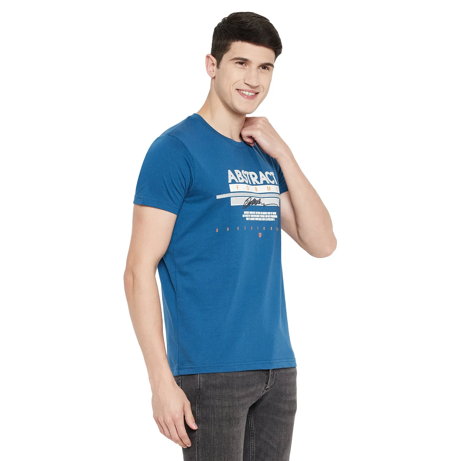 Duke Stardust Men Half Sleeve Cotton T-shirt (LF5212)