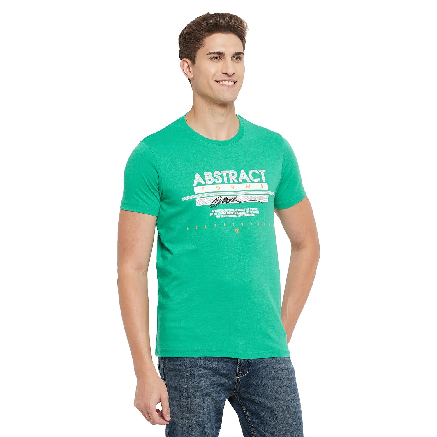 Duke Stardust Men Half Sleeve Cotton T-shirt (LF5212)