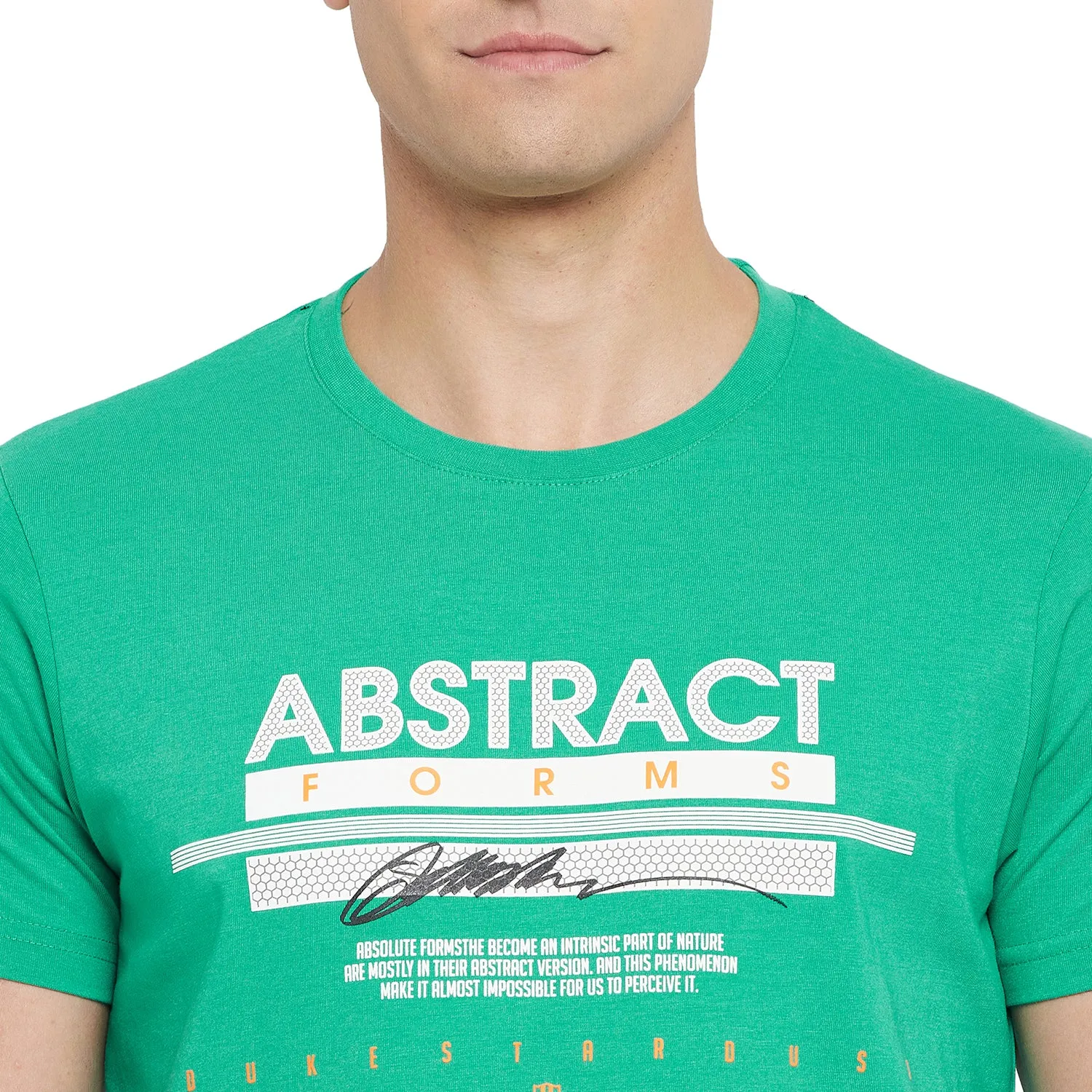 Duke Stardust Men Half Sleeve Cotton T-shirt (LF5212)