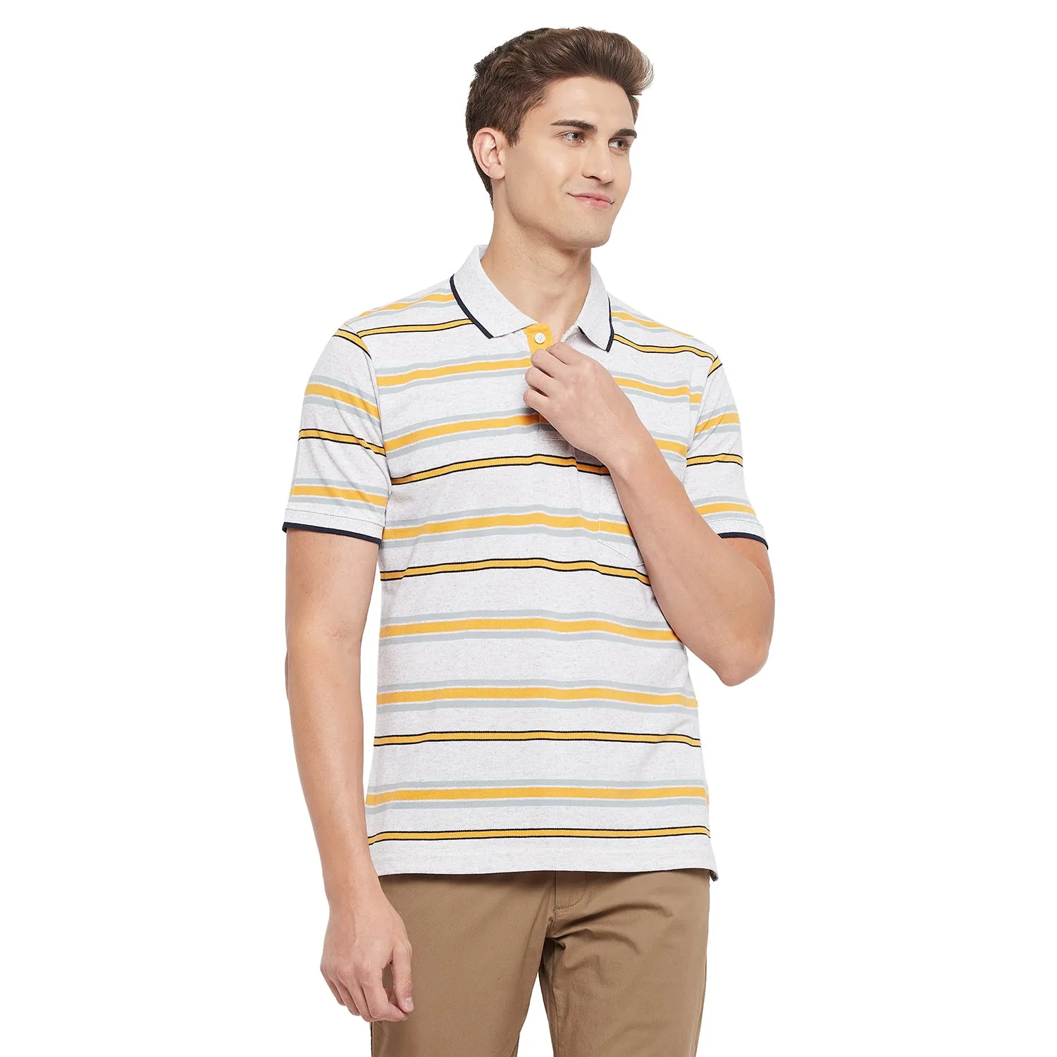 Duke Stardust Men Half Sleeve Cotton T-Shirt (LF5228)