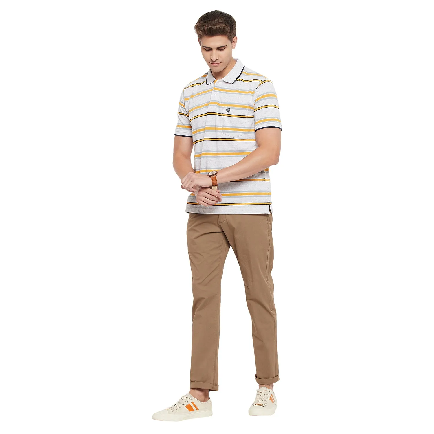 Duke Stardust Men Half Sleeve Cotton T-Shirt (LF5228)