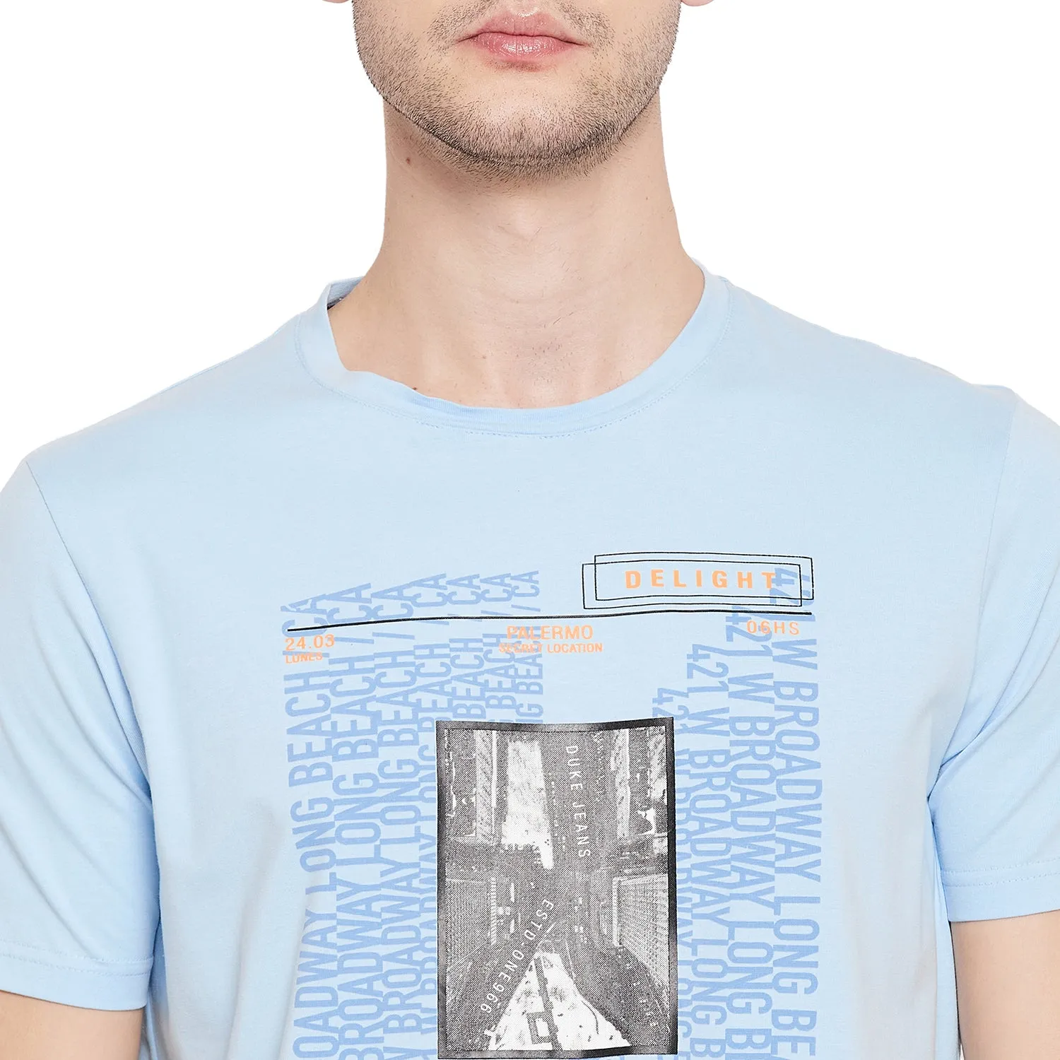 Duke Stardust Men Half Sleeve Cotton T-shirt (LF5285)