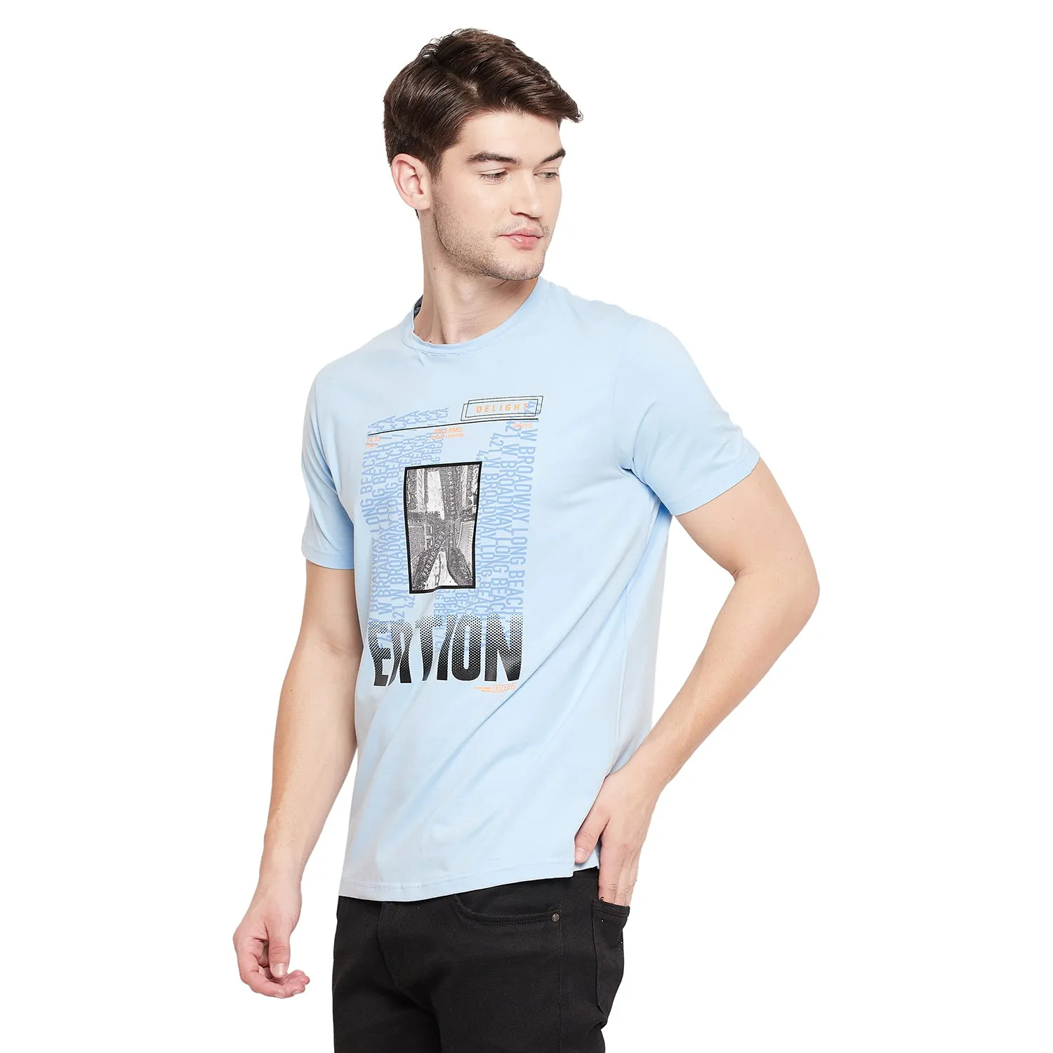 Duke Stardust Men Half Sleeve Cotton T-shirt (LF5285)