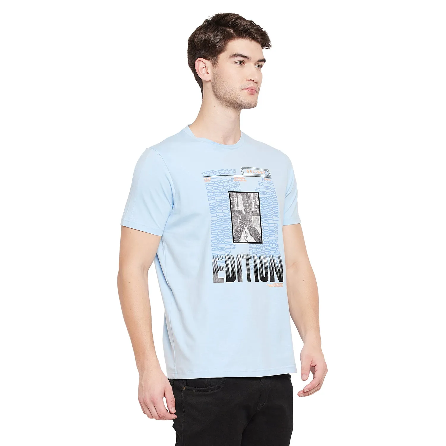 Duke Stardust Men Half Sleeve Cotton T-shirt (LF5285)