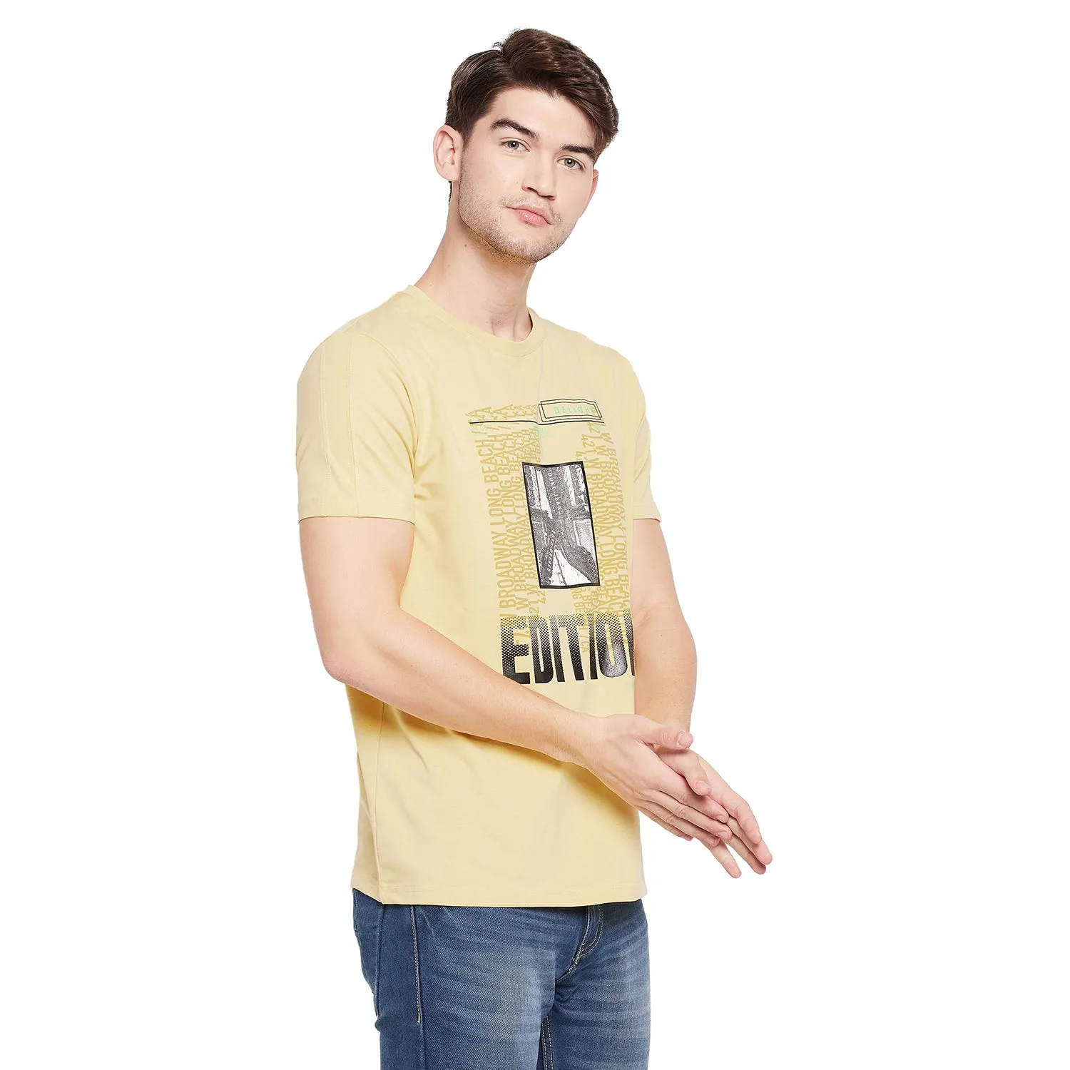 Duke Stardust Men Half Sleeve Cotton T-shirt (LF5285)