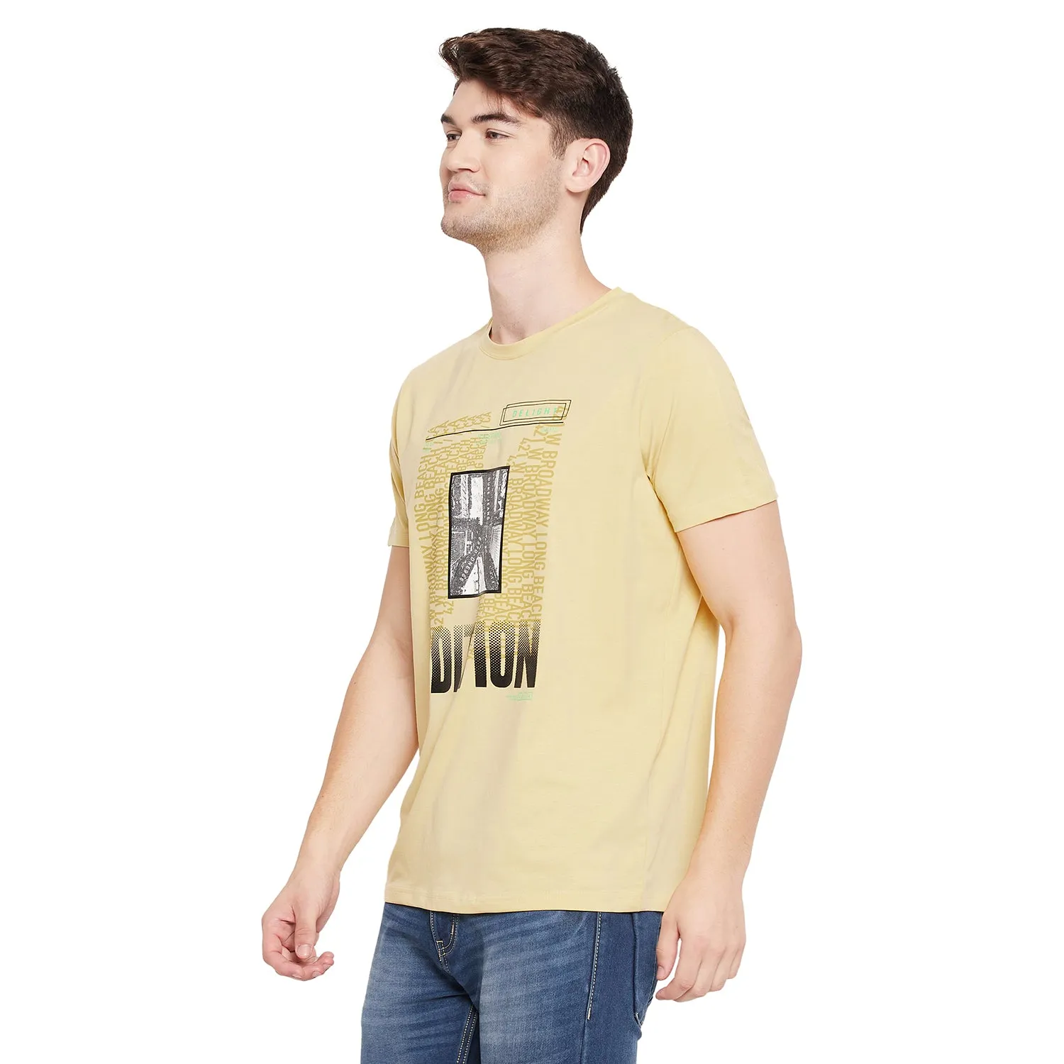 Duke Stardust Men Half Sleeve Cotton T-shirt (LF5285)