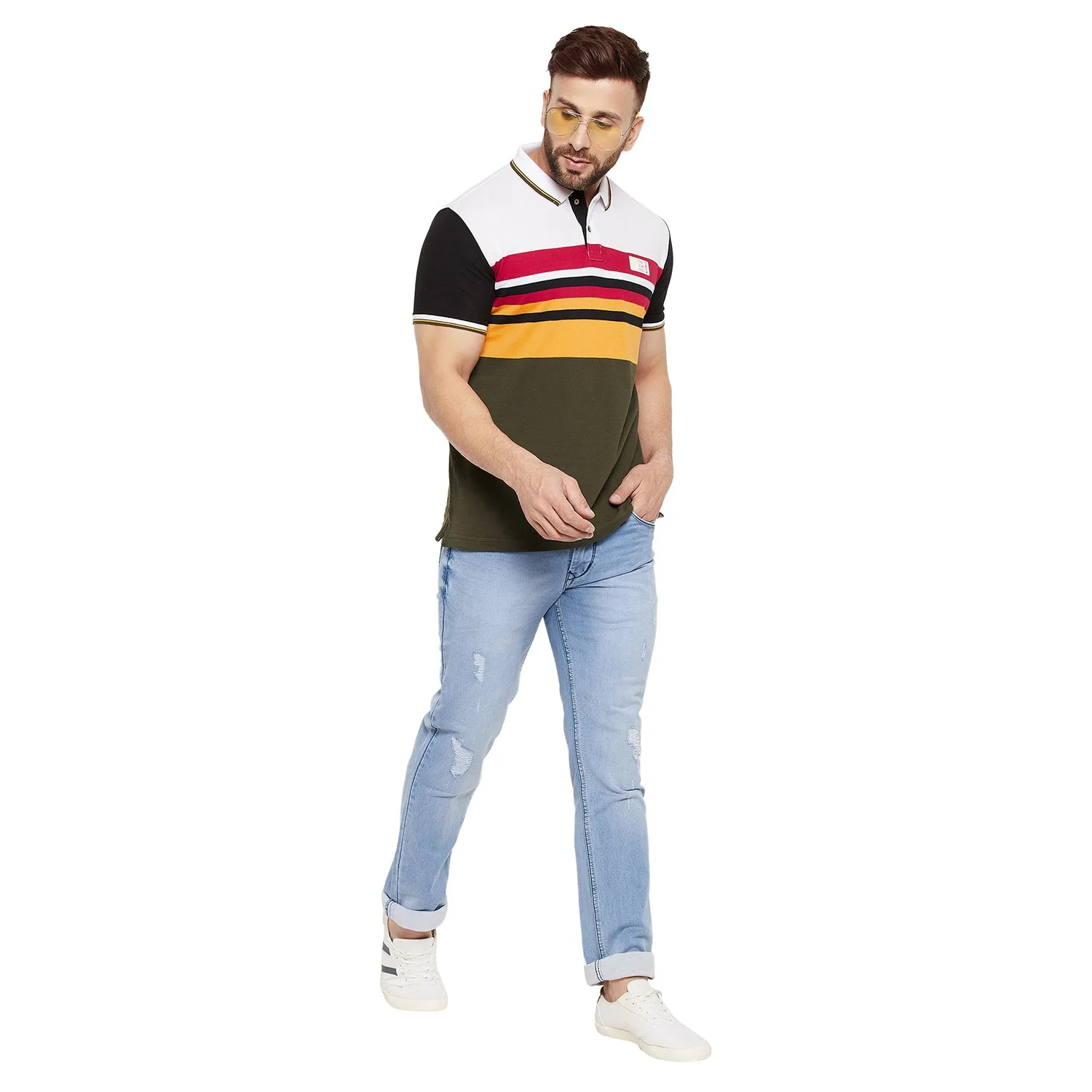 Duke Stardust Men Half Sleeve Cotton T-shirt (LF5305)