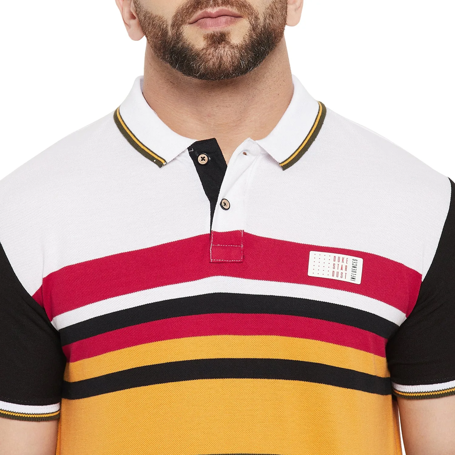 Duke Stardust Men Half Sleeve Cotton T-shirt (LF5305)