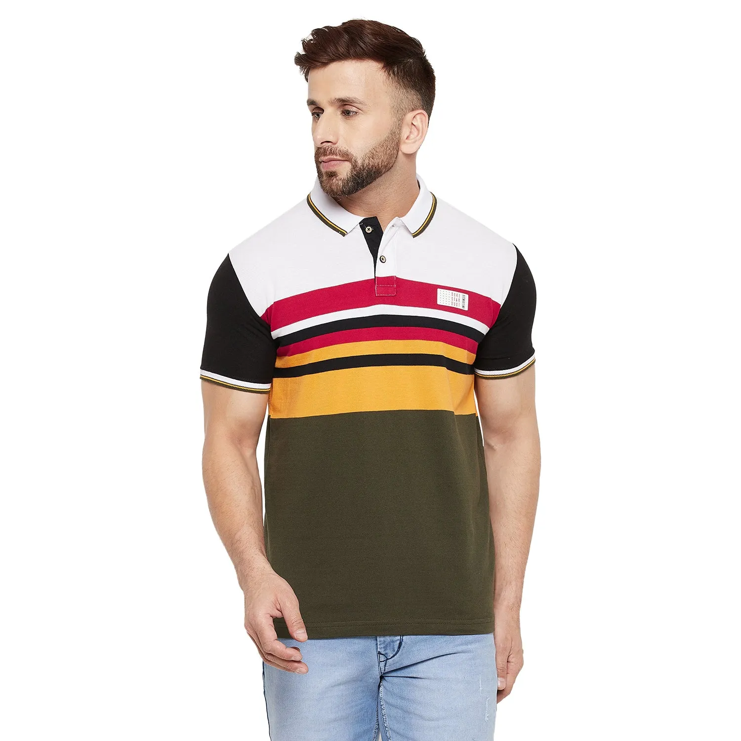 Duke Stardust Men Half Sleeve Cotton T-shirt (LF5305)