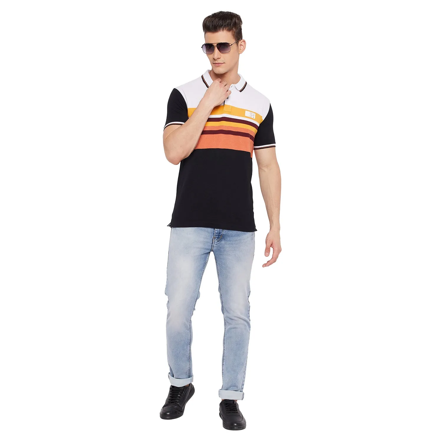 Duke Stardust Men Half Sleeve Cotton T-shirt (LF5305)