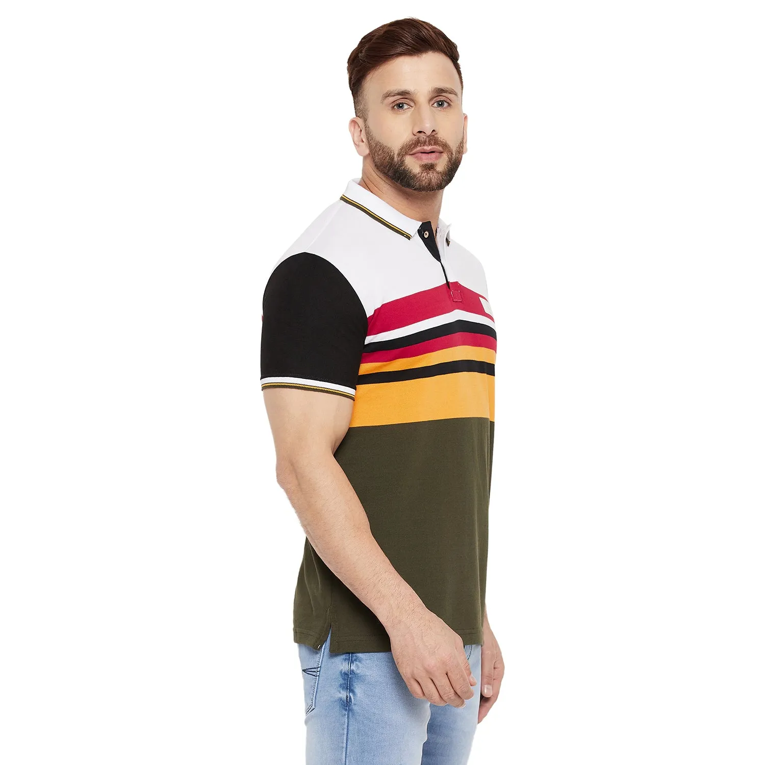 Duke Stardust Men Half Sleeve Cotton T-shirt (LF5305)