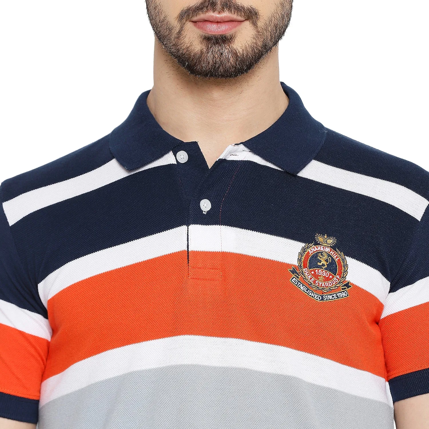Duke Stardust Men Half Sleeve Cotton T-shirt (LF5420)