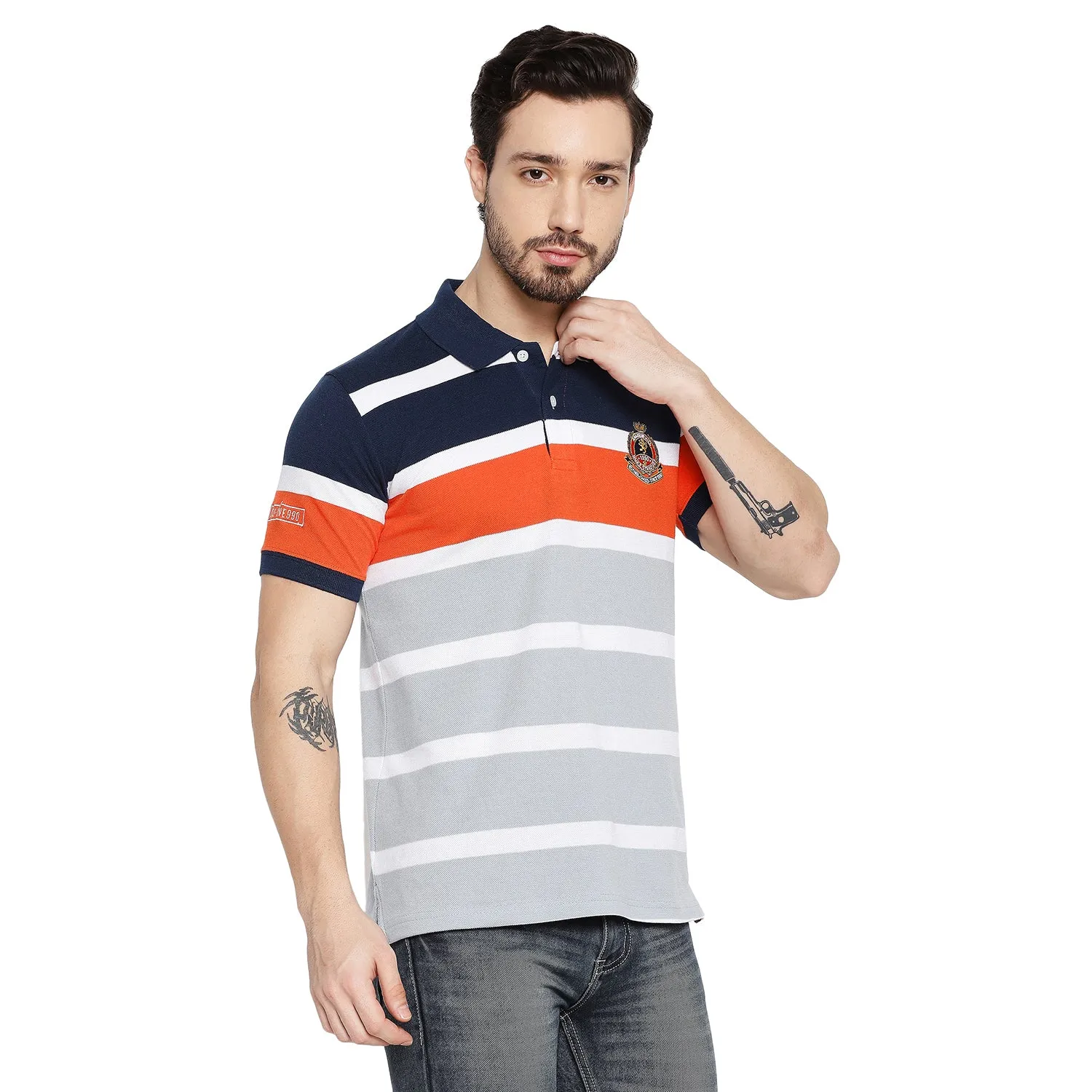 Duke Stardust Men Half Sleeve Cotton T-shirt (LF5420)