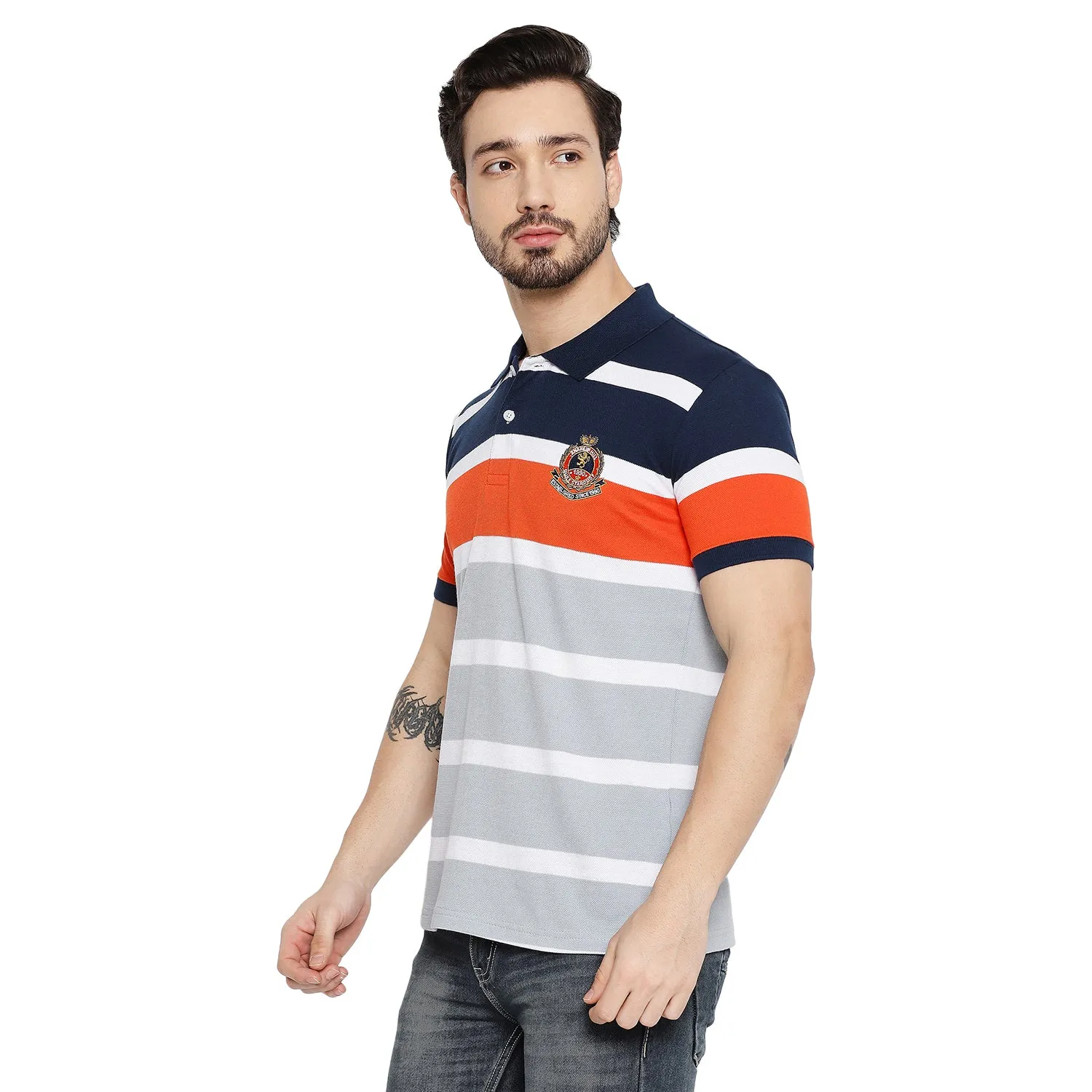 Duke Stardust Men Half Sleeve Cotton T-shirt (LF5420)