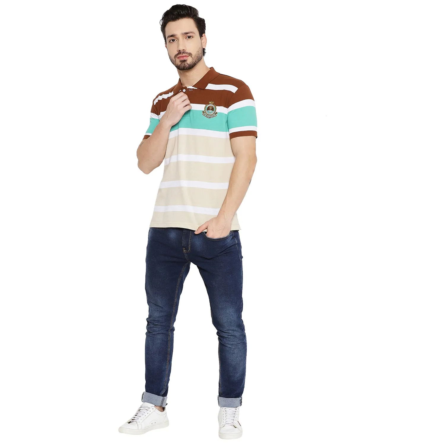 Duke Stardust Men Half Sleeve Cotton T-shirt (LF5420)
