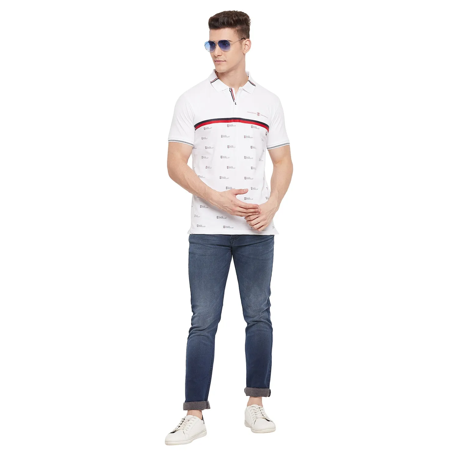 Duke Stardust Men Half Sleeve Cotton T-shirt (LF5493)