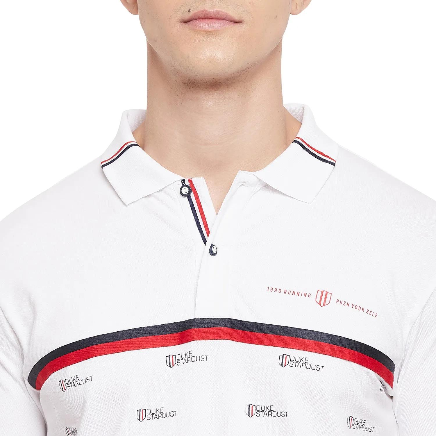 Duke Stardust Men Half Sleeve Cotton T-shirt (LF5493)