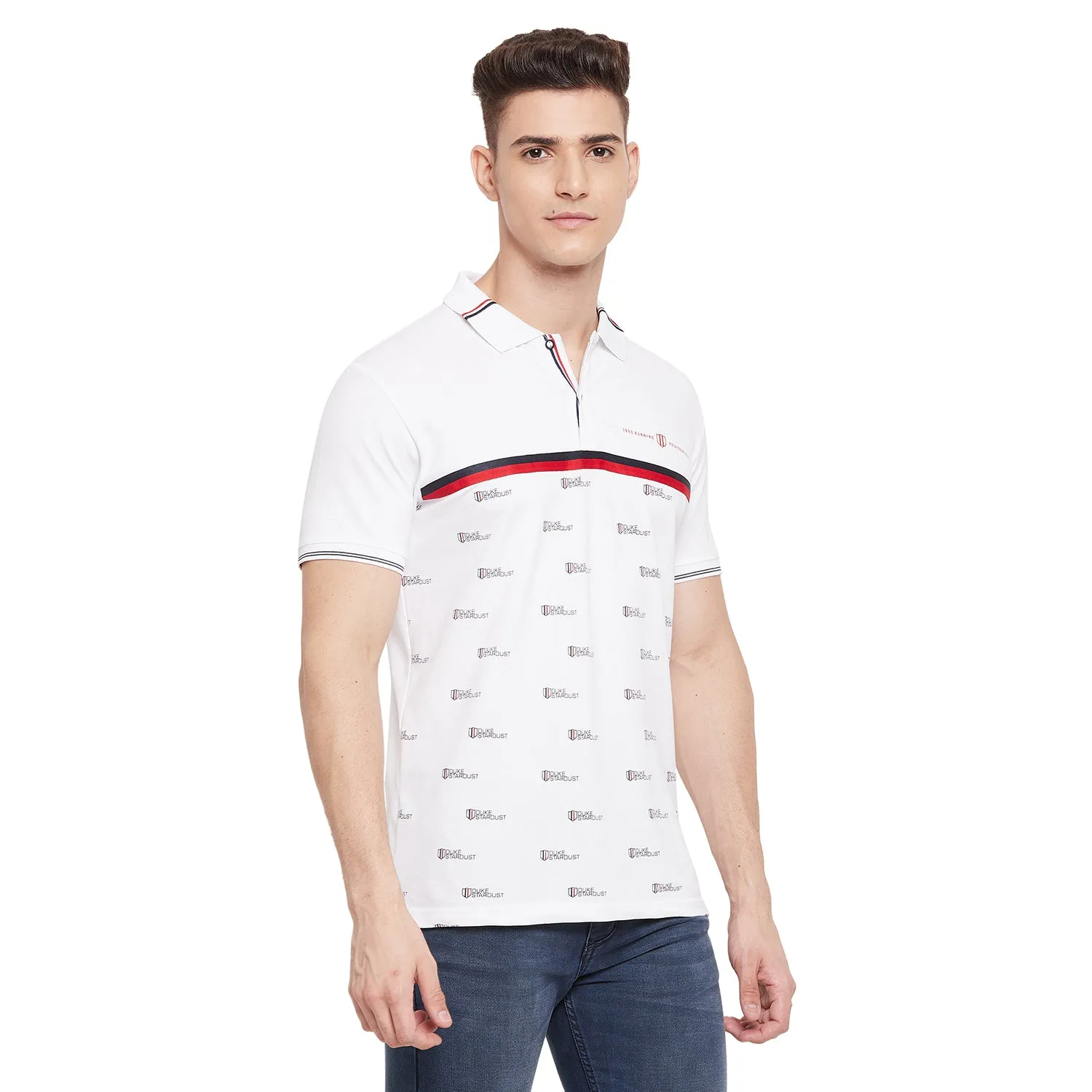 Duke Stardust Men Half Sleeve Cotton T-shirt (LF5493)