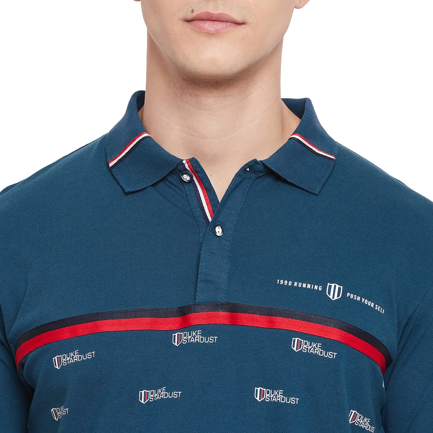 Duke Stardust Men Half Sleeve Cotton T-shirt (LF5493)