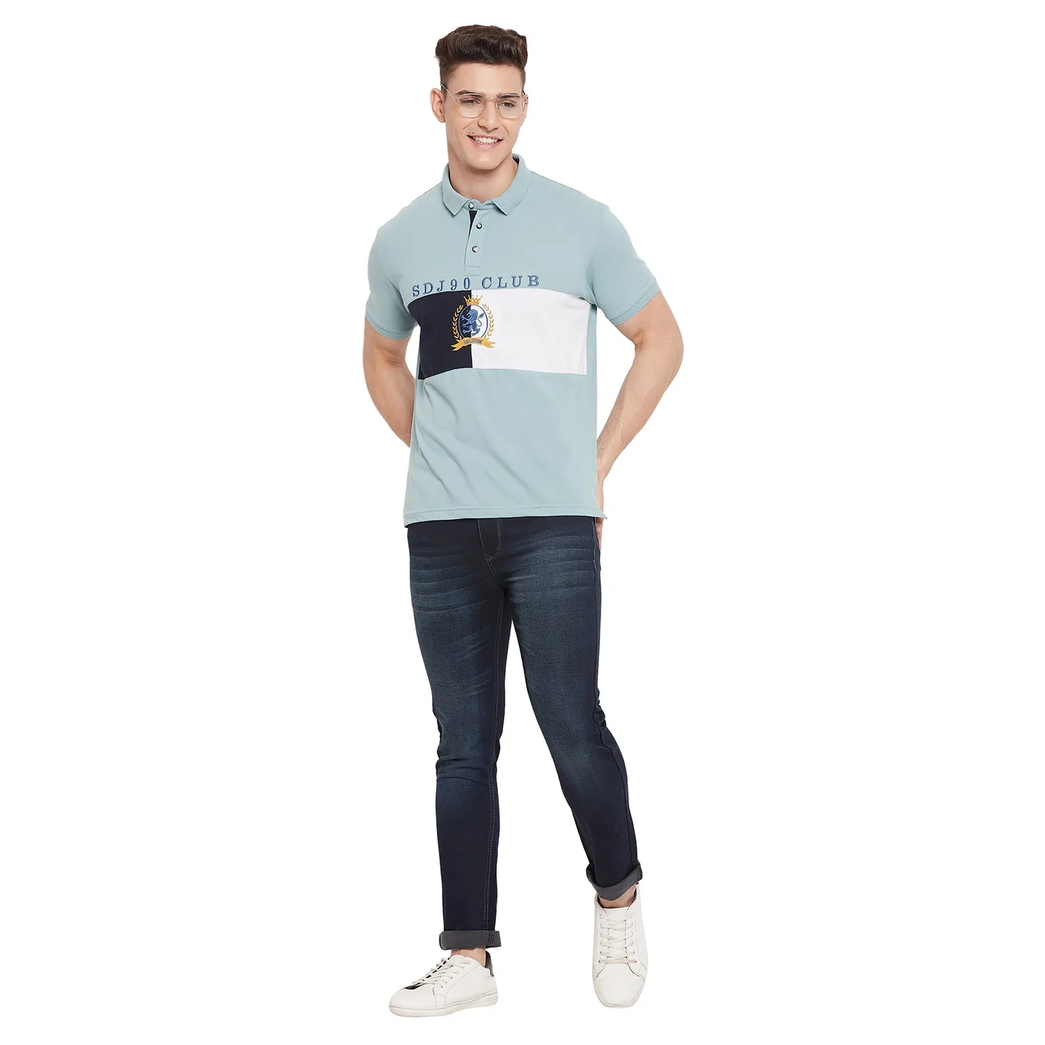 Duke Stardust Men Half Sleeve Cotton T-shirt (LF5710)