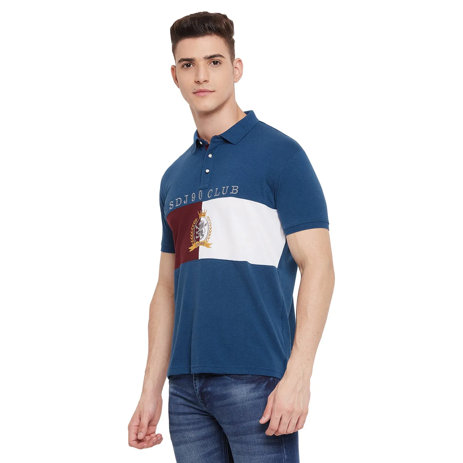 Duke Stardust Men Half Sleeve Cotton T-shirt (LF5710)