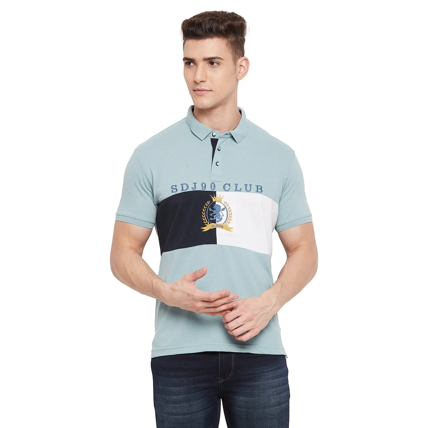Duke Stardust Men Half Sleeve Cotton T-shirt (LF5710)