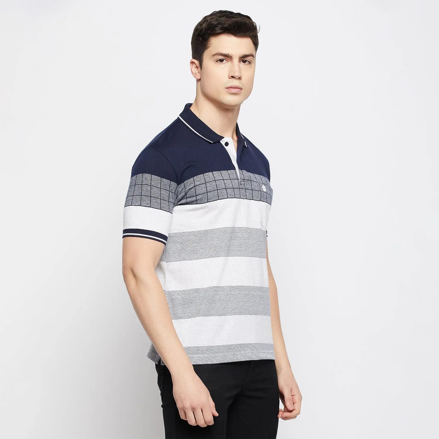 Duke Stardust Men Half Sleeve Cotton T-shirt (LF5716)