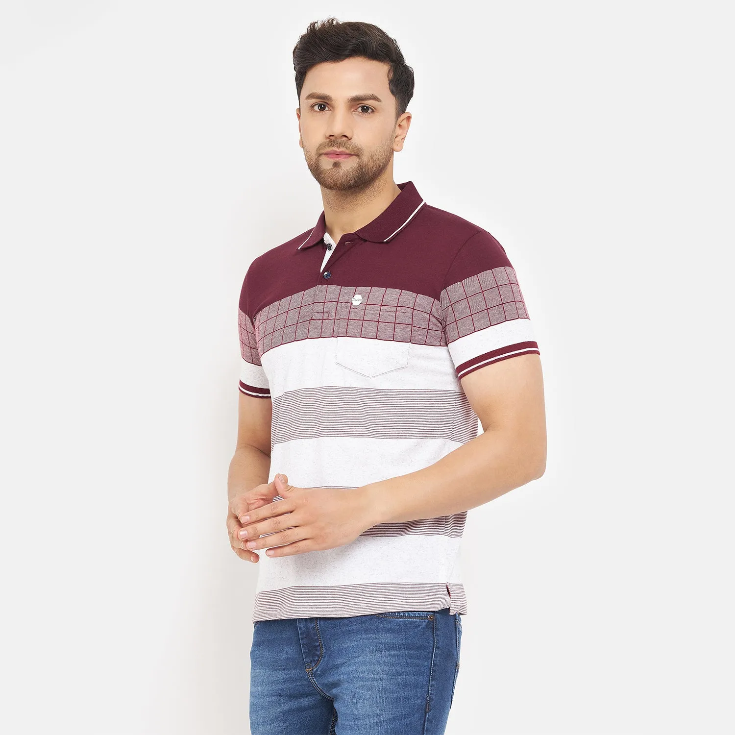 Duke Stardust Men Half Sleeve Cotton T-shirt (LF5716)