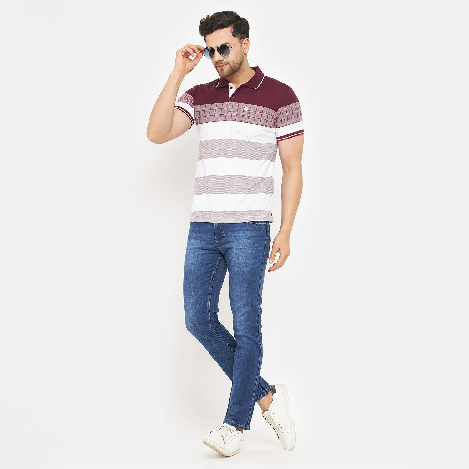 Duke Stardust Men Half Sleeve Cotton T-shirt (LF5716)